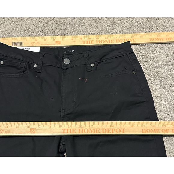 Joe's Women 20 The Brixton Straight Narrow Mid Rise Stretch Black NWT - Picture 7 of 8